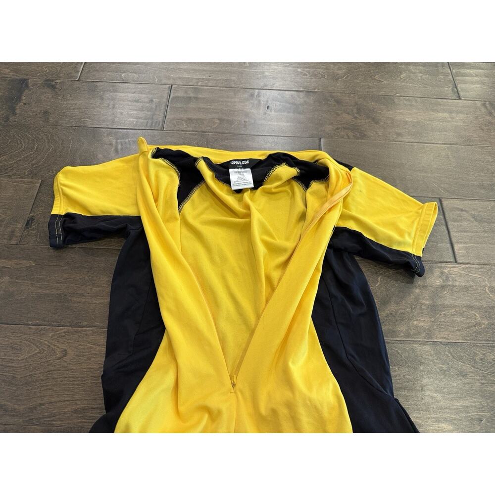 Pearl Izumi Mens Yellow Reflective 3/4 Zip Ultra Sensor Cycling Jersey Size L - Picture 5 of 10